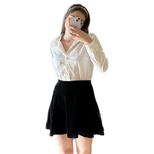 Rare Vintage American Girl Gear Black Velvet Skirt